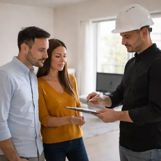 προσφορές ανακαίνισης στην Αθήνα συζήτηση με επαγγελματία σε διαμέρισμα