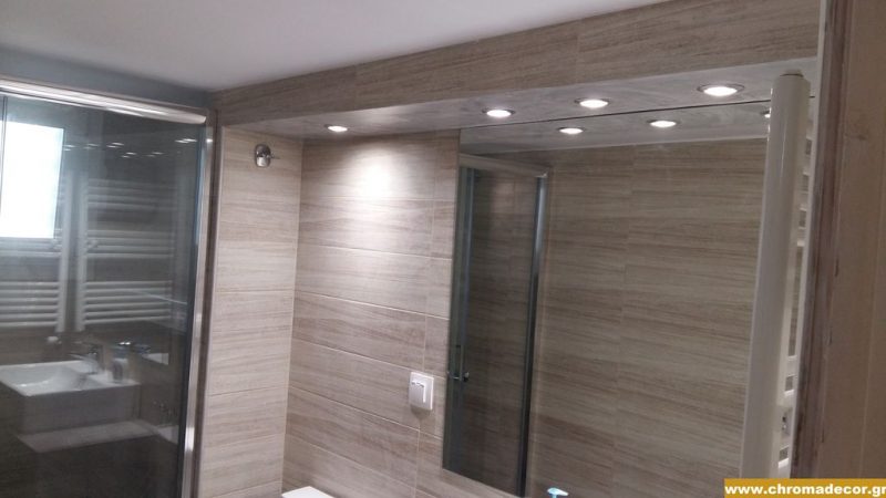 ολική ανακαίνιση μπάνιου σε διαμέρισμα πελάτη μας στον Νέο Κόσμο