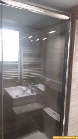ολική ανακαίνιση μπάνιου σε διαμέρισμα πελάτη μας στον Νέο Κόσμο