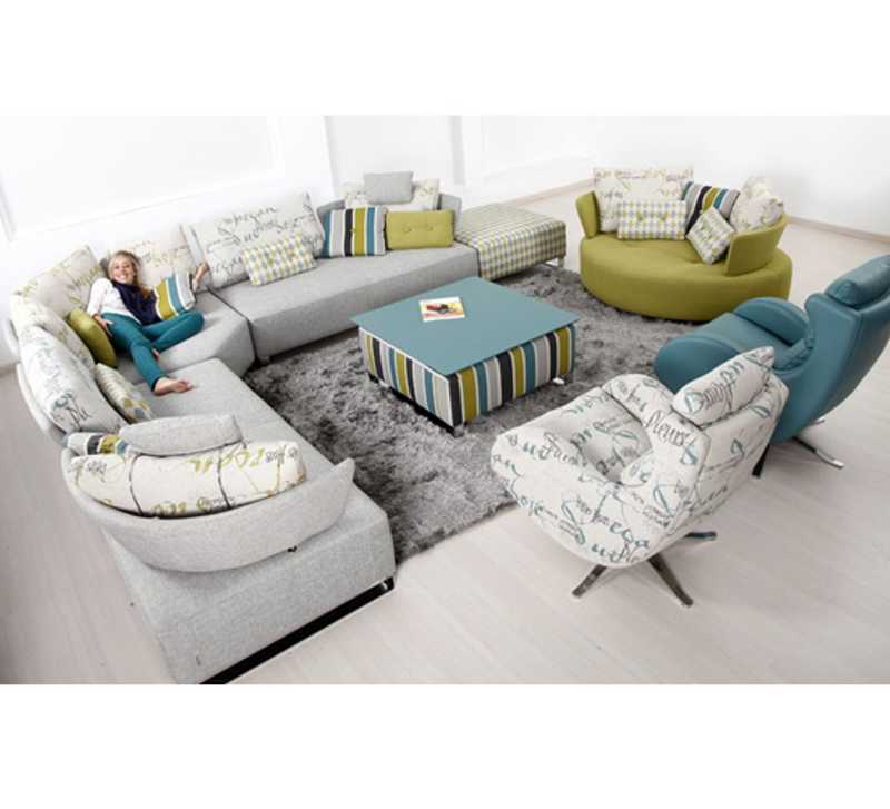 Μοντέρνα έπιπλα χωρίς γωνίες