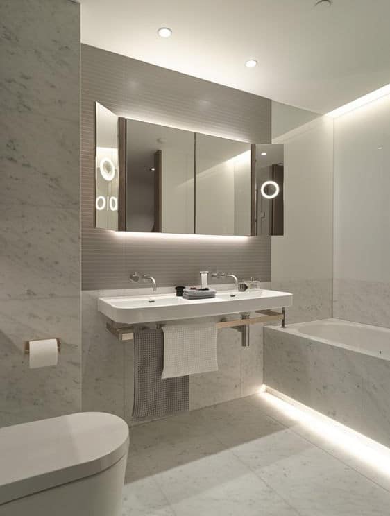 κρυφός φωτισμός και η ατμόσφαιρα