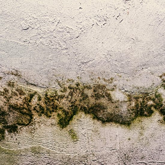 Ανερχόμενη υγρασία σε τοίχο με φθορά σοβά