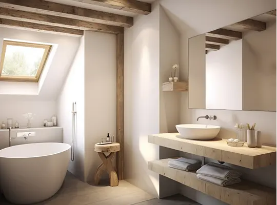 Μοντέρνο μπάνιο μετά από ολική ανακαίνιση σπιτιού στην Αθήνα