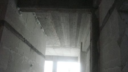 οροφή πριν την εφαρμογή θερμομόνωσης ταράτσας